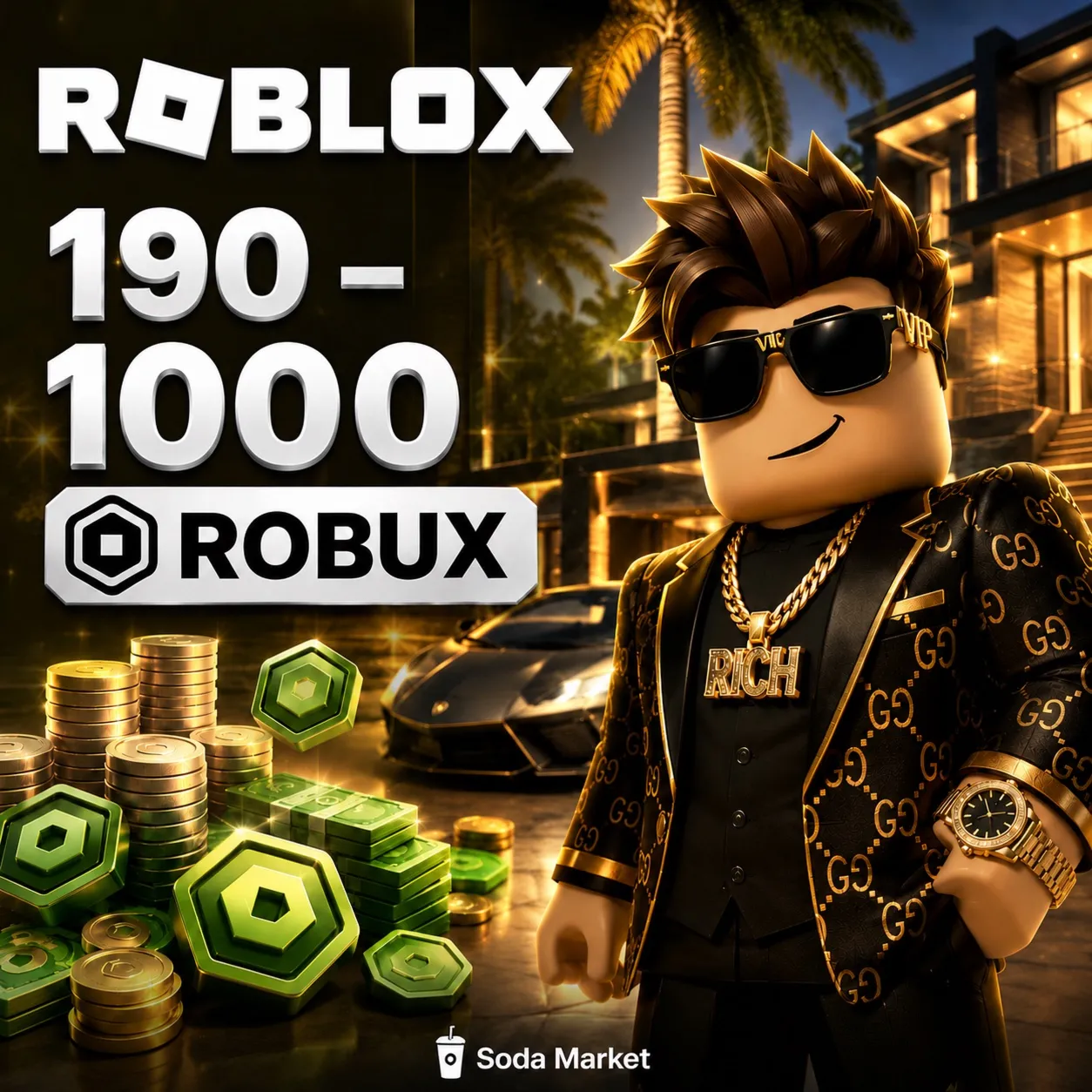 Roblox 190-10000 Робуксы Подарочные карты | Все регионы - irongamers.ru
