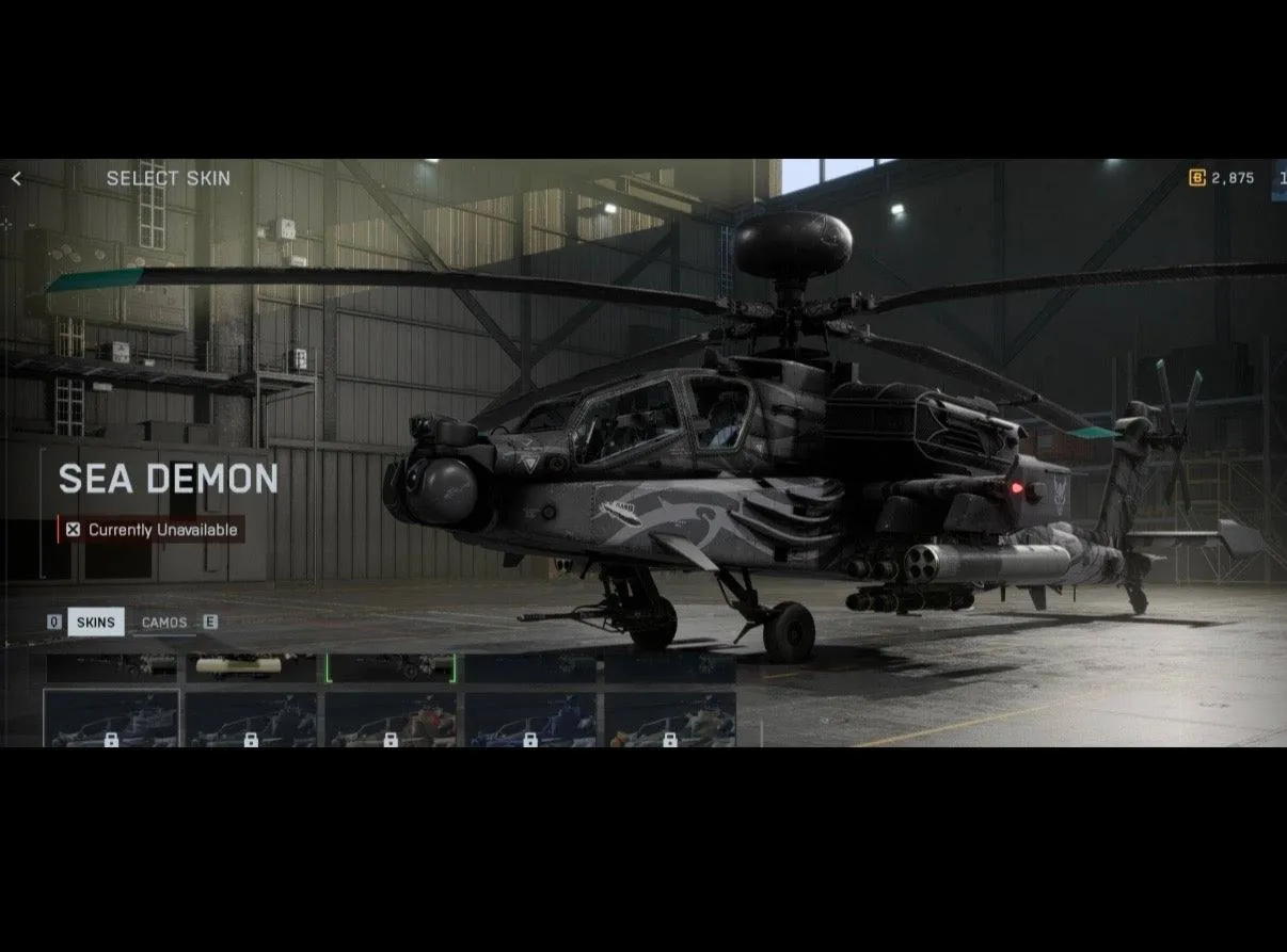 Battlefield 6 Sea Demon Attack Heli vehicle skin code PC/PS/XBOX - irongamers.ru