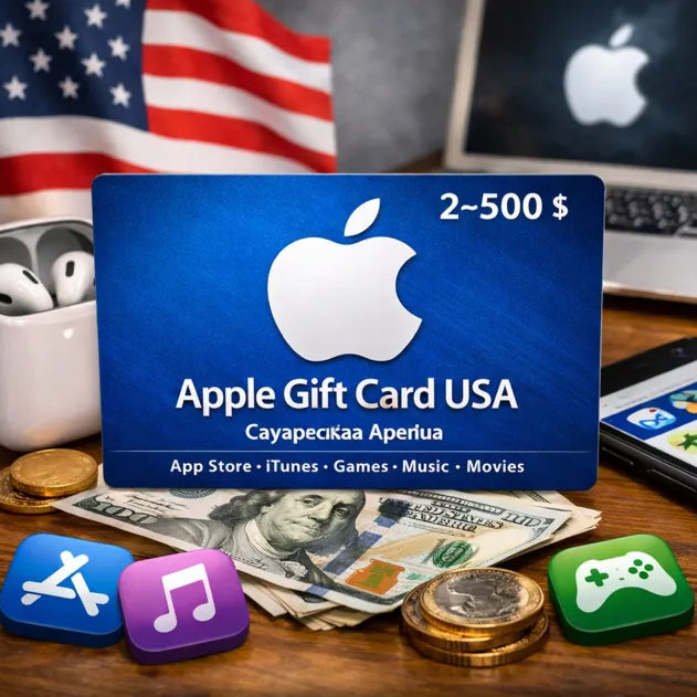 Apple Gift Card USA 2–500$ — Подарочная карта Apple / App Store / iTunes - irongamers.ru