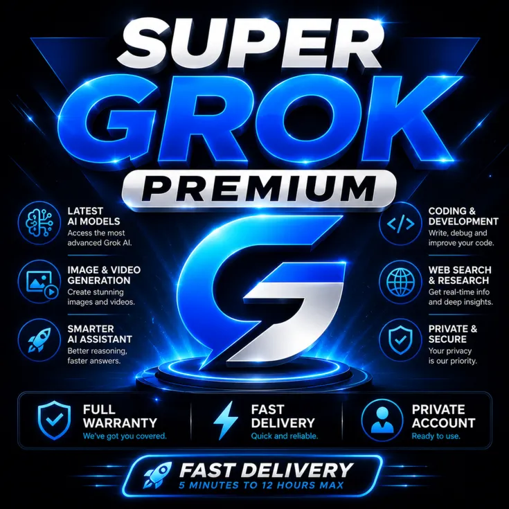 xAI Super Grok 4.5 Premium | Личный аккаунт | 1 / 6 / 12 месяцев | Гарантия - irongamers.ru