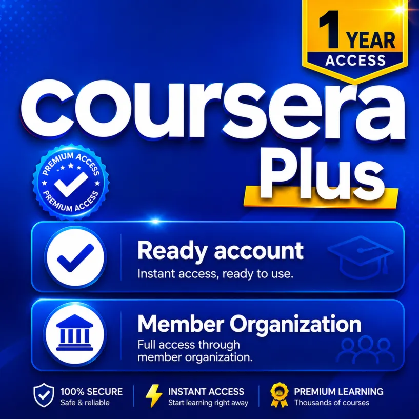 Coursera Plus на 1 год | Готовый аккаунт | Членство в организации