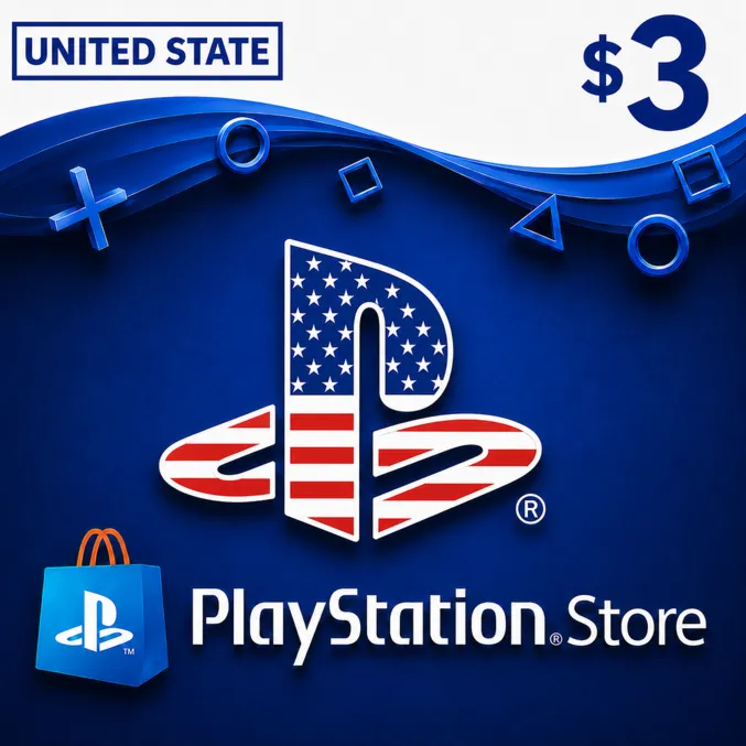 3 USD | PlayStation PSN | United States
