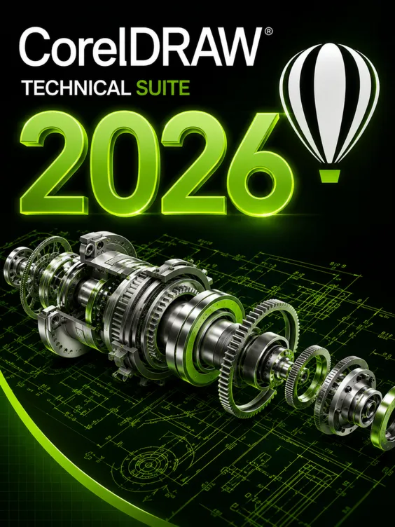 CorelDRAW Technical Suite 2026 Lifetime Key Win (1 Device)