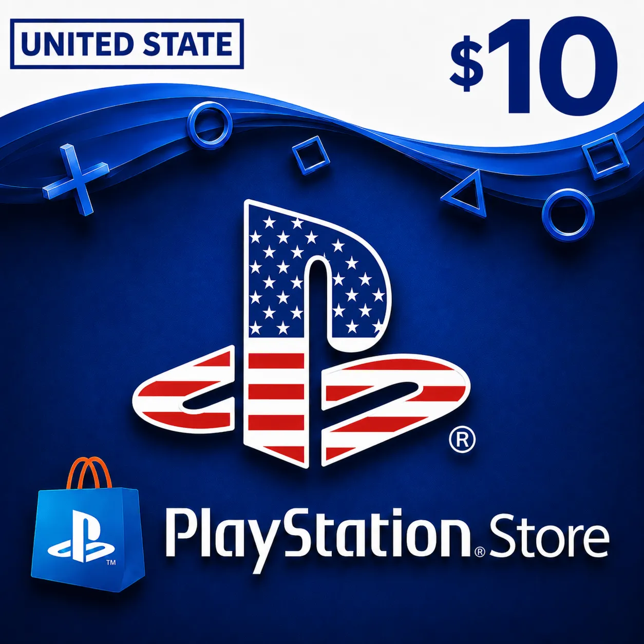 10 USD | PlayStation PSN | United States