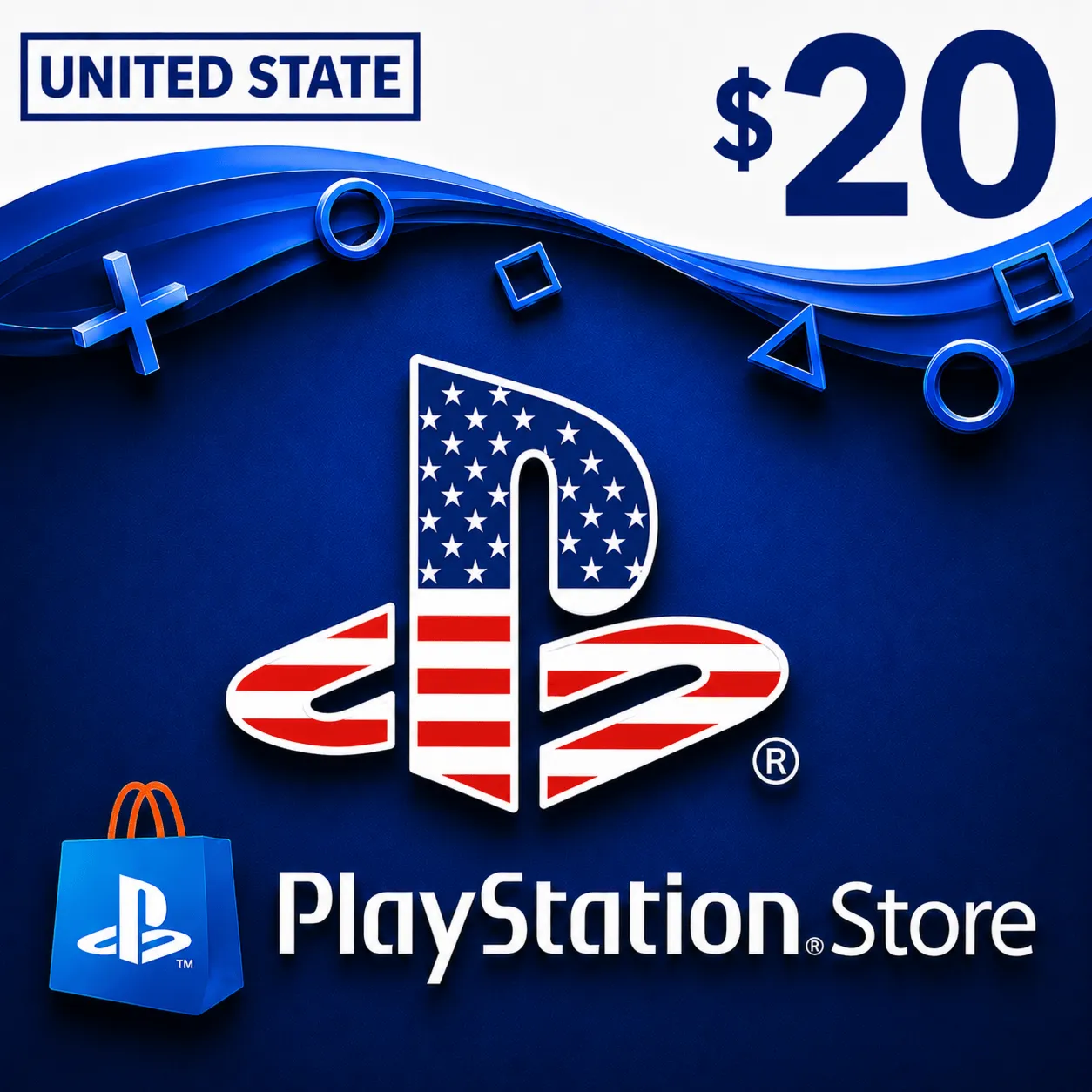 20 USD | PlayStation PSN | United States