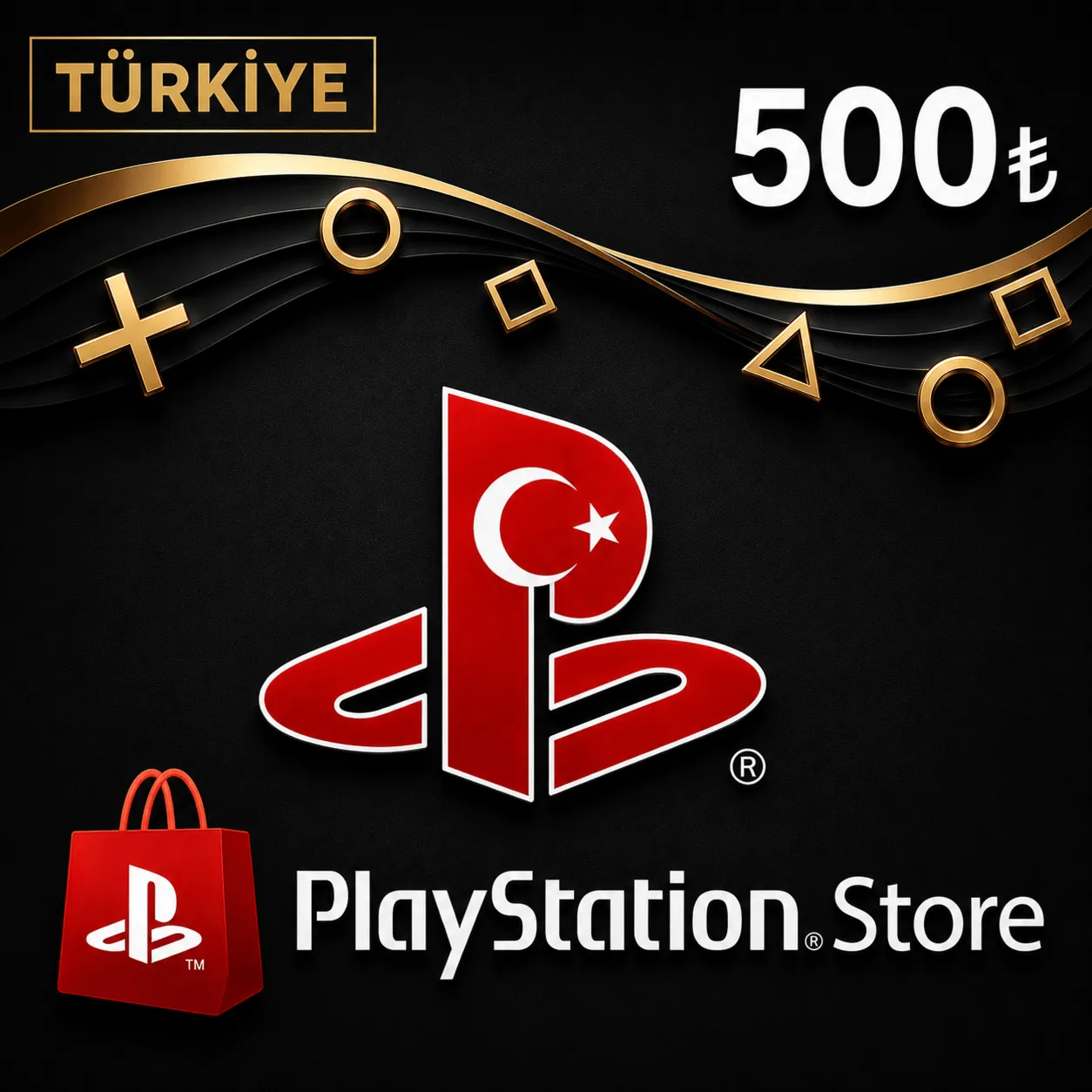 500 - TRY - PlayStation PSN - Turkey