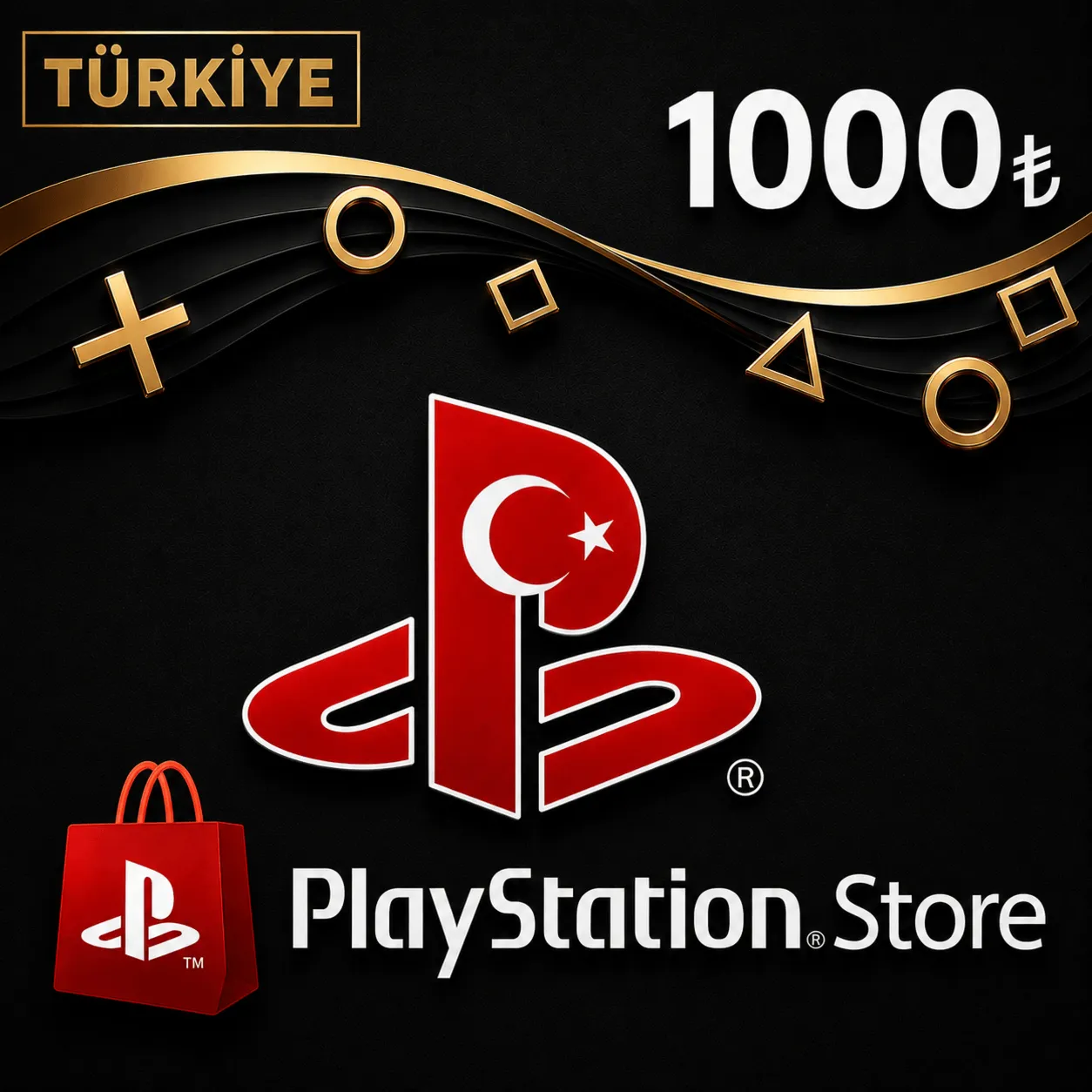 1000 - TRY - PlayStation PSN - Turkey
