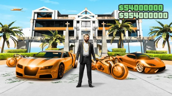 GTA 5🔰 Кастомный аккаунт• 3.4 Миллиард $ 5685+ LVL + Почта
