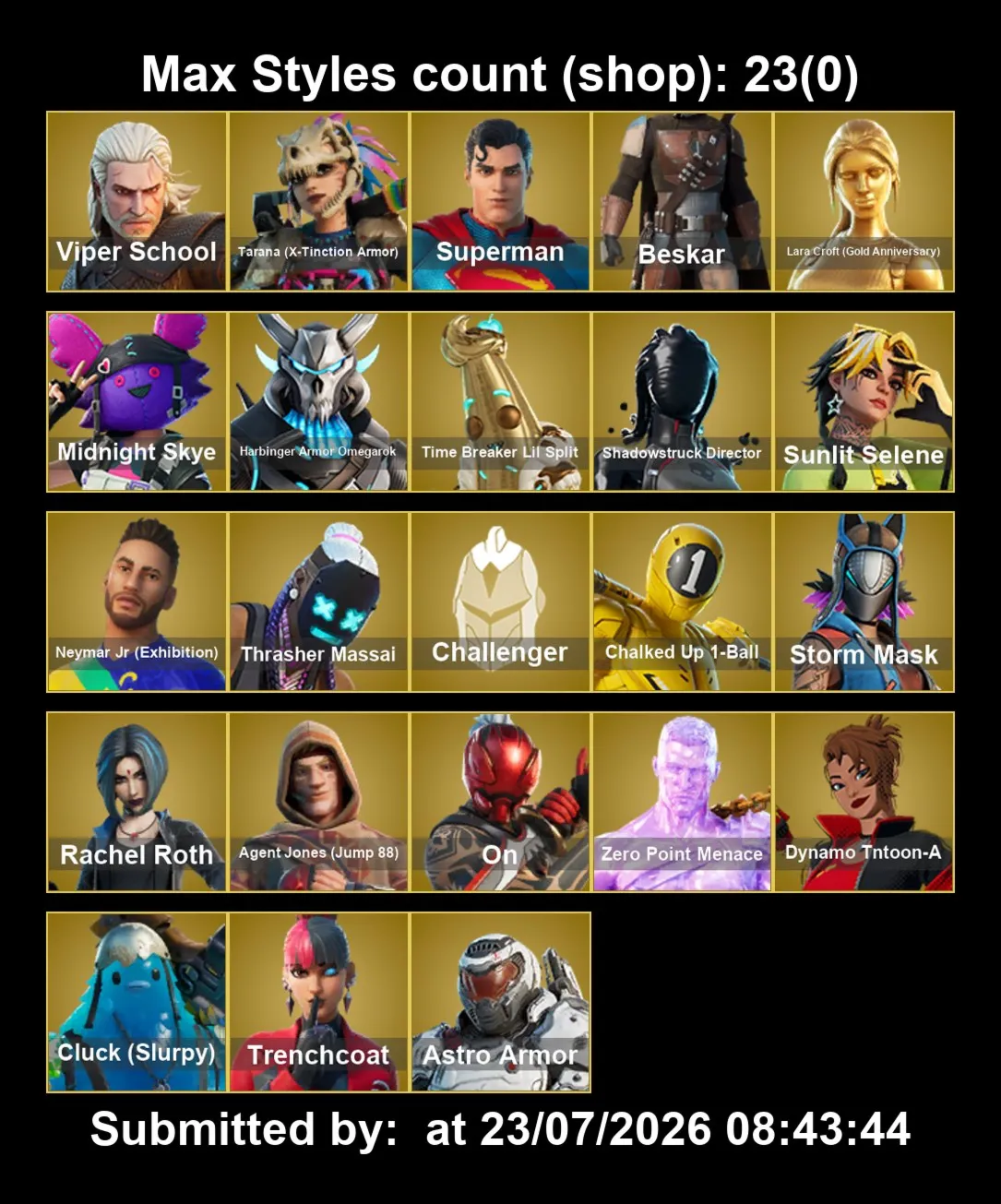 Мгновенный доступ • FN (все платформы) • 111 skins • Raz • Полный доступ