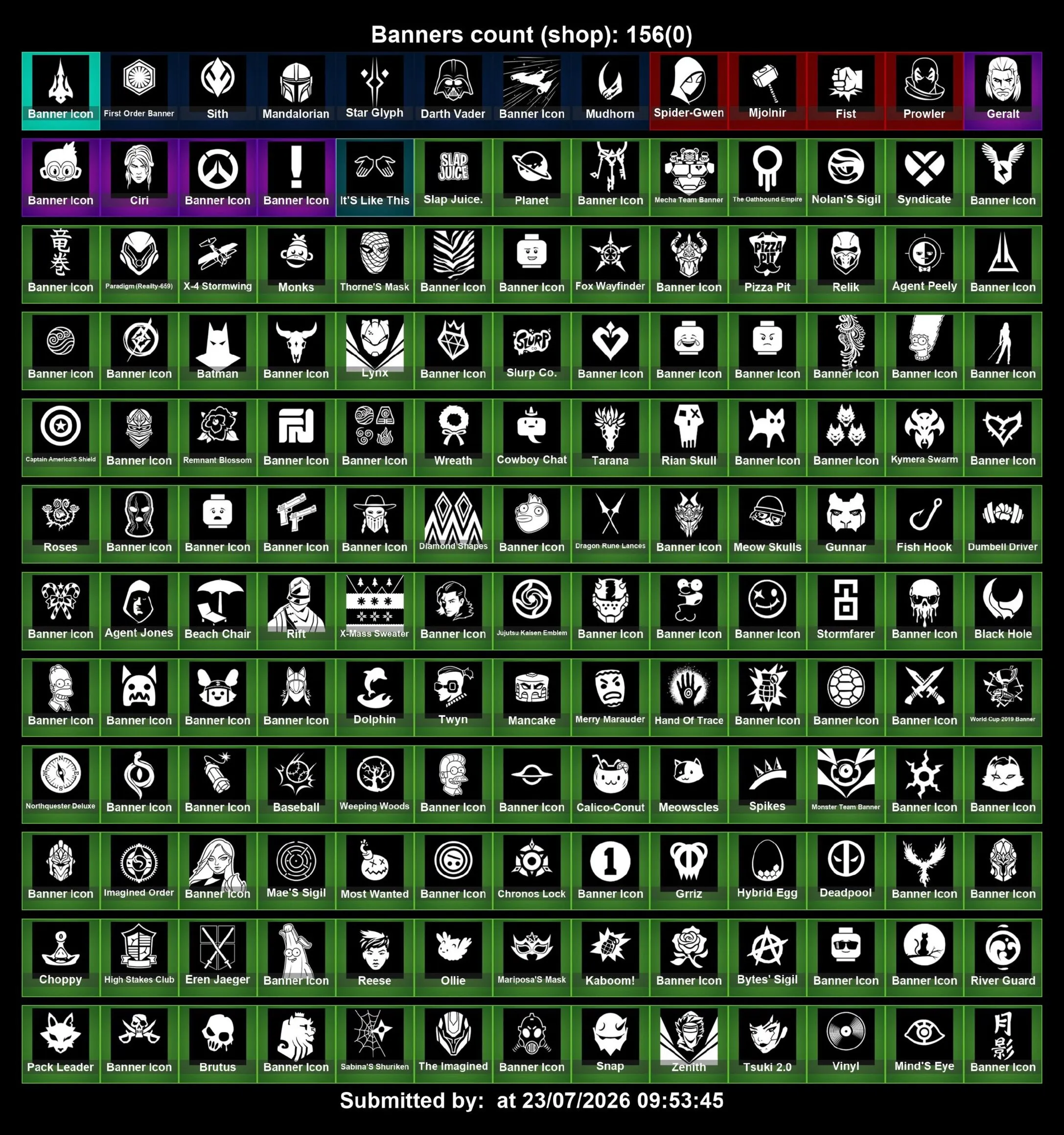 Мгновенный доступ • FN (все платформы) • 191 skins • 1100 VB • Полный доступ