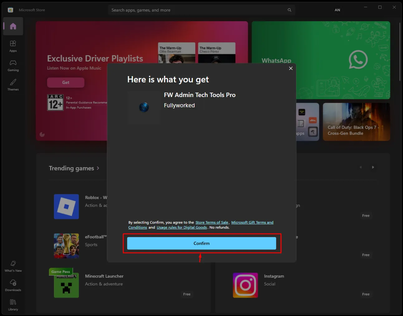 FW Admin Tech Tools Pro Лицензионный ключ