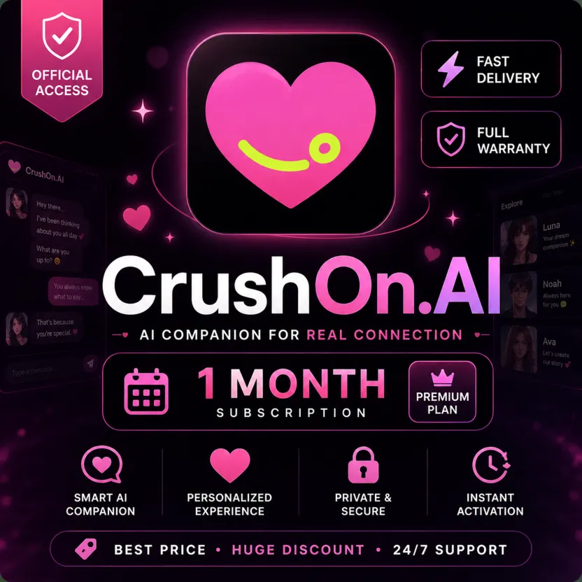 CrushOn AI Standard / Premium / Luxe / Deluxe / Elite / Imperial | Подписка на 1 меся