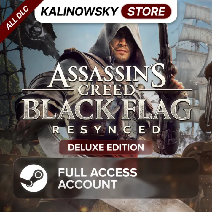 🔥 ASSASSIN'S CREED BLACK FLAG RESYNCED DELUXE EDITION — ПОЛНЫЙ ДОСТУП