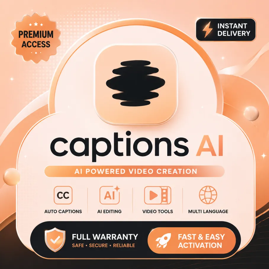 CAPTIONS.AI: Премиум-доступ | Подписка Max / Scale | 1 месяц | Личный аккаунт |