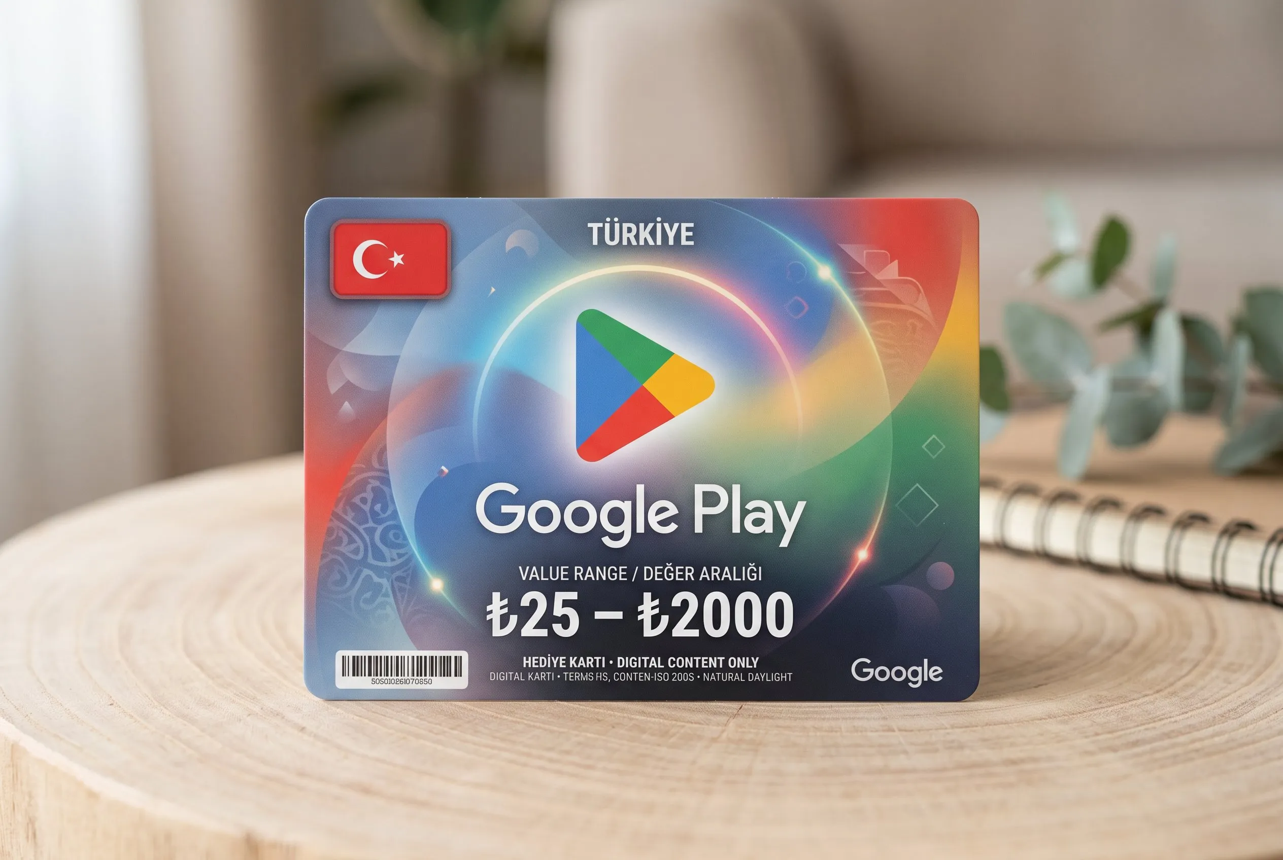 🇹 🇷 Google Play Gift Card TR | ₺25–₺2000 – Google Play – Аккаунт Турция