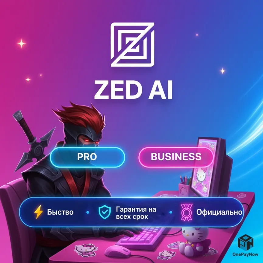 ZED AI PRO/BUSINESS 1M | Обновление | + Гарантия