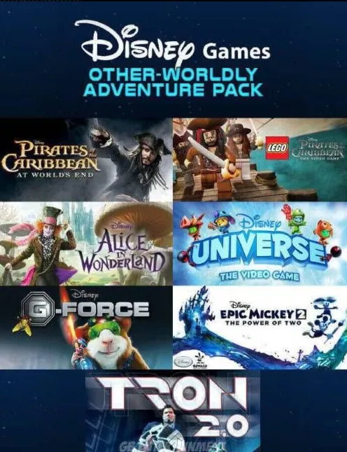 Disney Other-Worldly Adventure Pack (8 Games includes TRON: Evolution) Steam Key - irongamers.ru