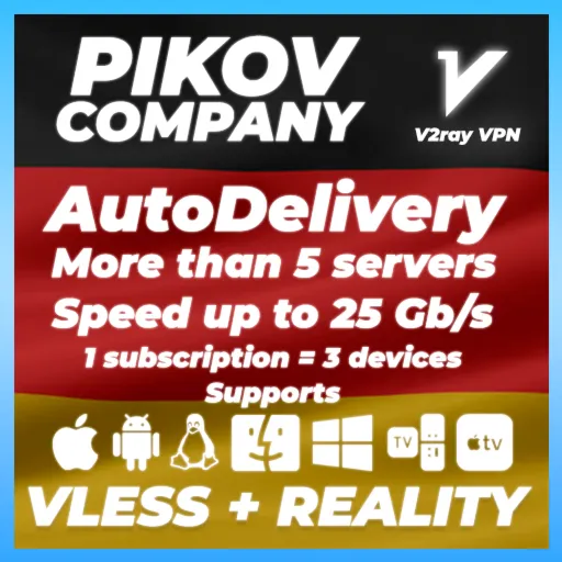 V2Ray  | Выбор локаций и серверов | VLESS | До 6 месяцев