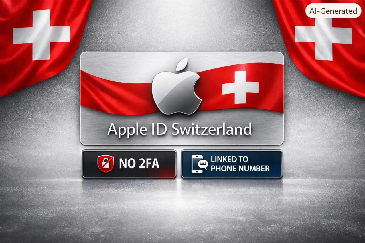🇨 🇭 Apple ID Швейцария | Полный доступ | ⚡ Быстрая доставка | Без 2FA или Телефон✅ 