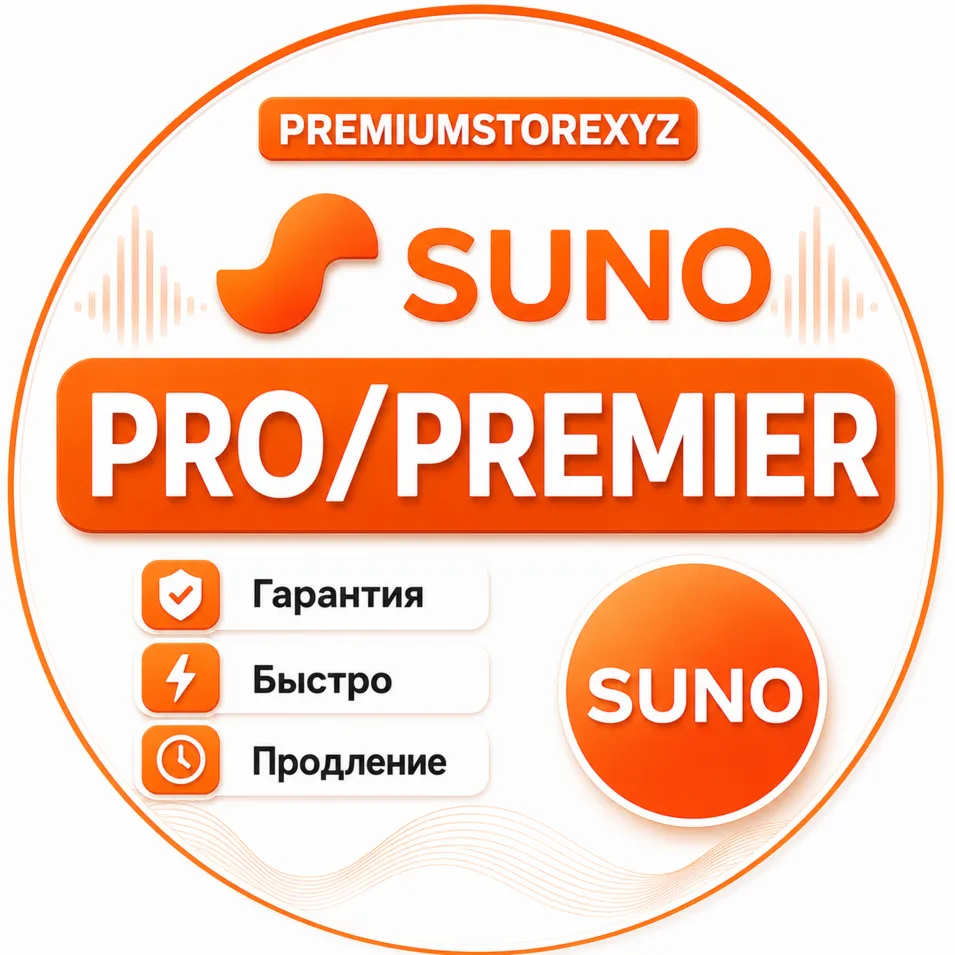 SUNO AI ПОДПИСКА – PRO / PREMIER