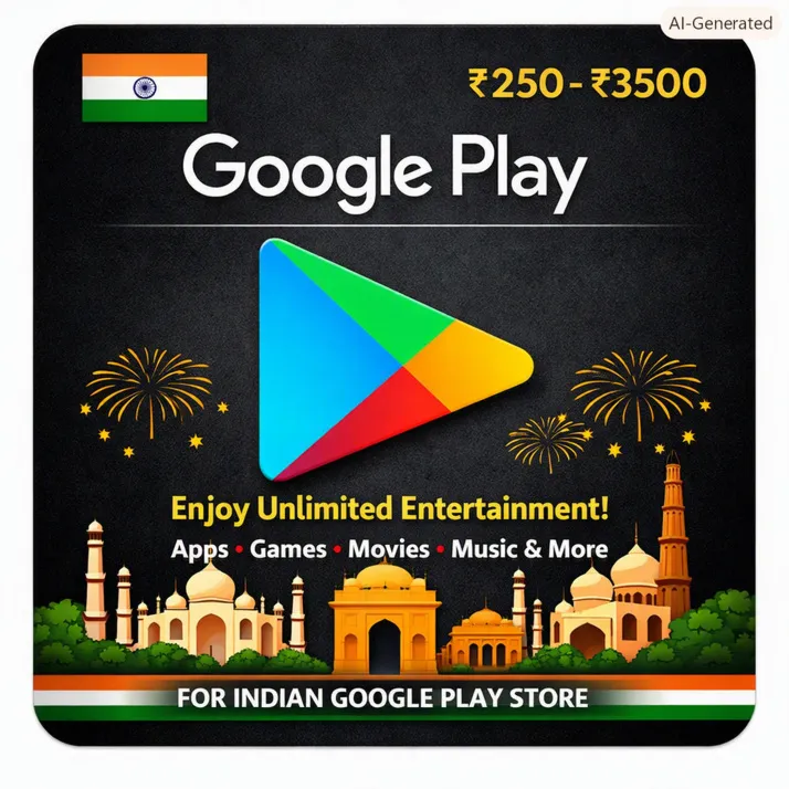 🇮 🇳 Google Play Gift Card IN | ₹250–₹3500 – Google Play – Аккаунт Индия
