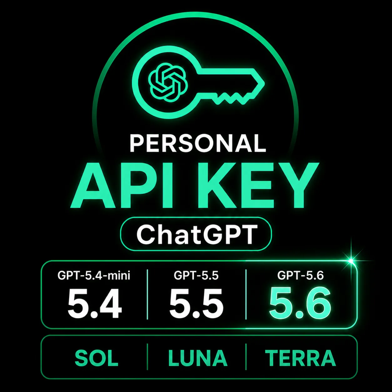 API ключ GPT-5.6 • GPT-5.5 • GPT-5.4 | Codex • OpenCode • Cursor • Cline | АВТОВЫДАЧА