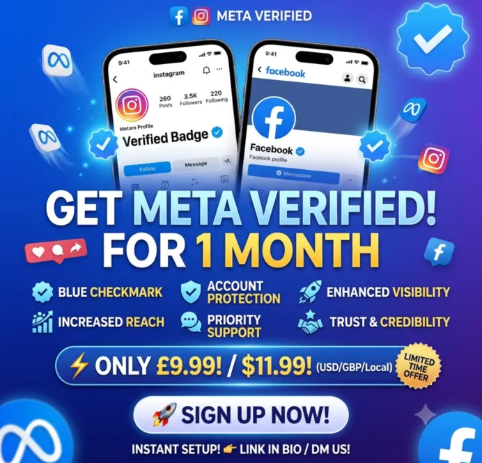 Meta Verified [ Instagram / Facebook ]