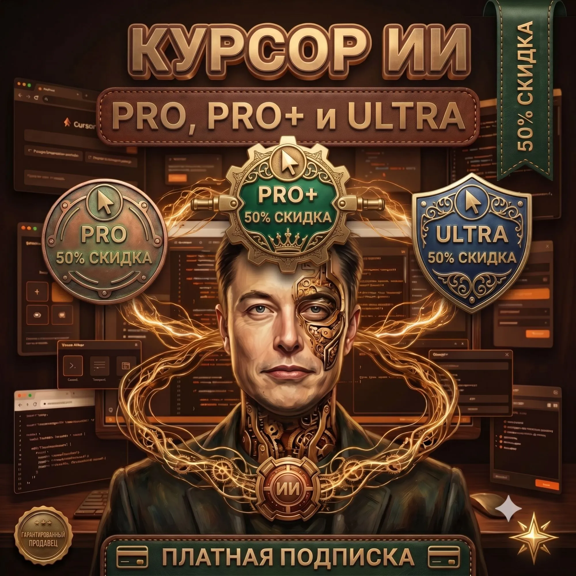 ⭐ Cursor AI Pro | Самая низкая цена | Скидка 50% | Безопасная активация - irongamers.ru