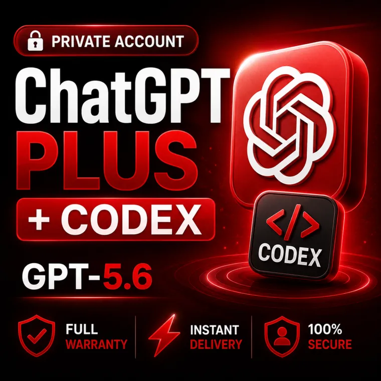 ChatGPT 5.6 Plus + Codex | GPT-5.6 | Готовый аккаунт | Личный / Общий | Полная гарант