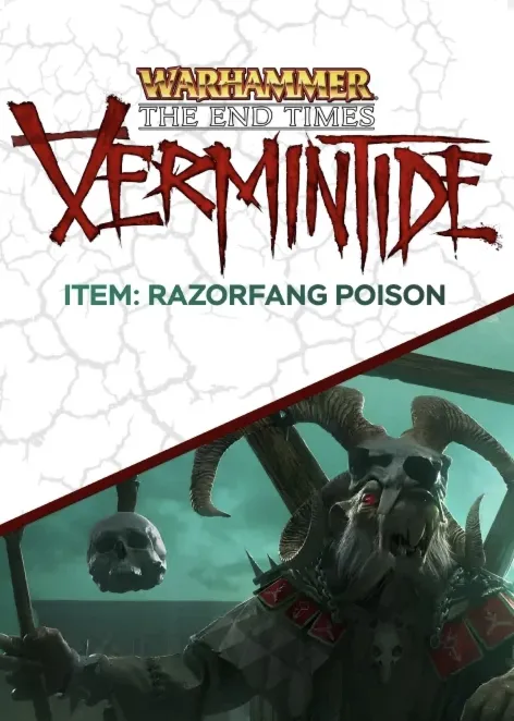 Warhammer End Times - Vermintide Item - Razorfang Poison DLC STEAM KEY REGION GLOBAL