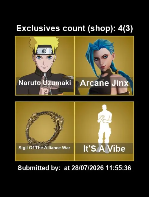 Мгновенный доступ • FN (все платформы) • 131 skins • Naruto Uzumaki • Полный доступ