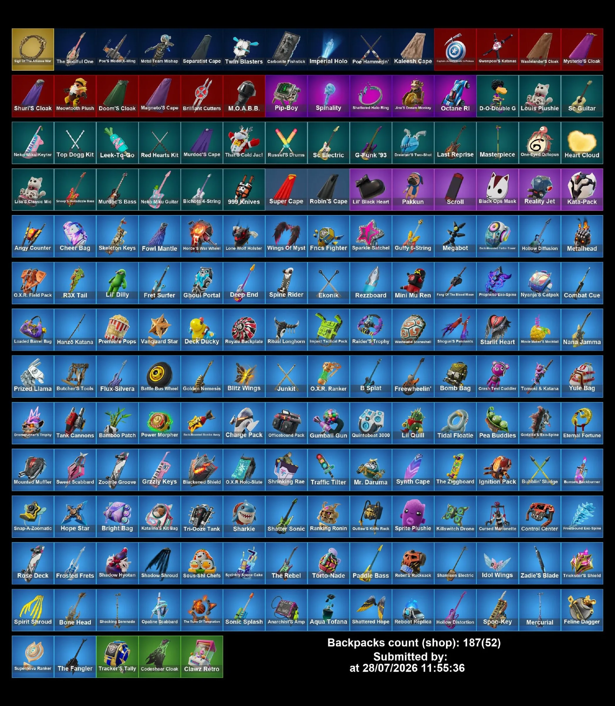 Мгновенный доступ • FN (все платформы) • 131 skins • Naruto Uzumaki • Полный доступ