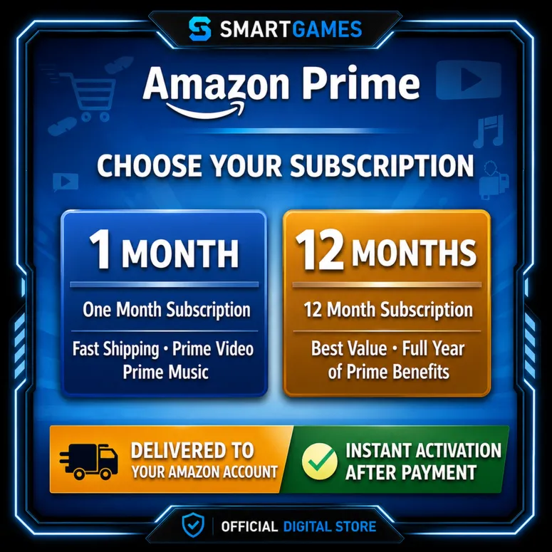 📺 Amazon Prime Video Подписка 1/12 месяцев