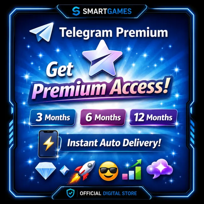 ⭐️ Telegram Premium 1/3/6/12 месяцев
