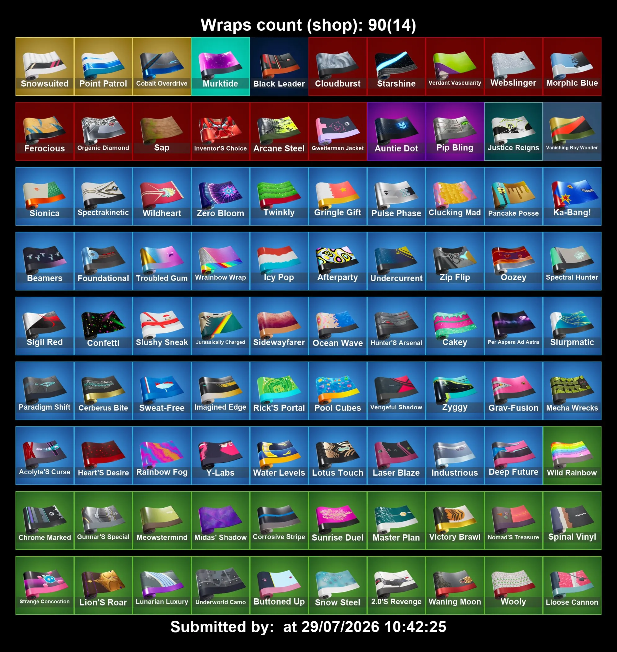 Мгновенный доступ • FN (все платформы) • 75 skins • 1700 VB • Полный доступ