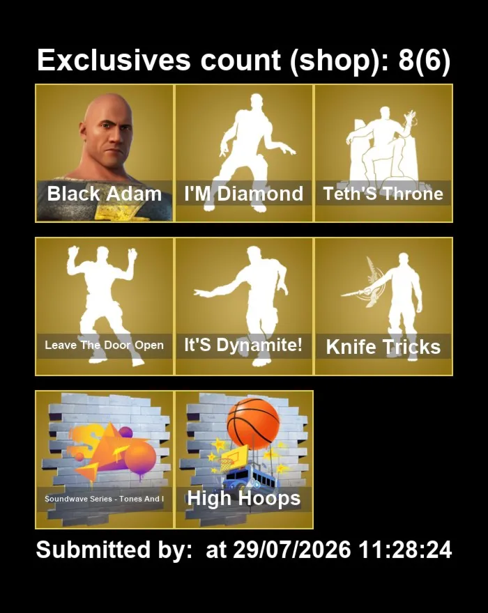 Мгновенный доступ • FN (все платформы) • 183 skins • 2600 VB • Полный доступ