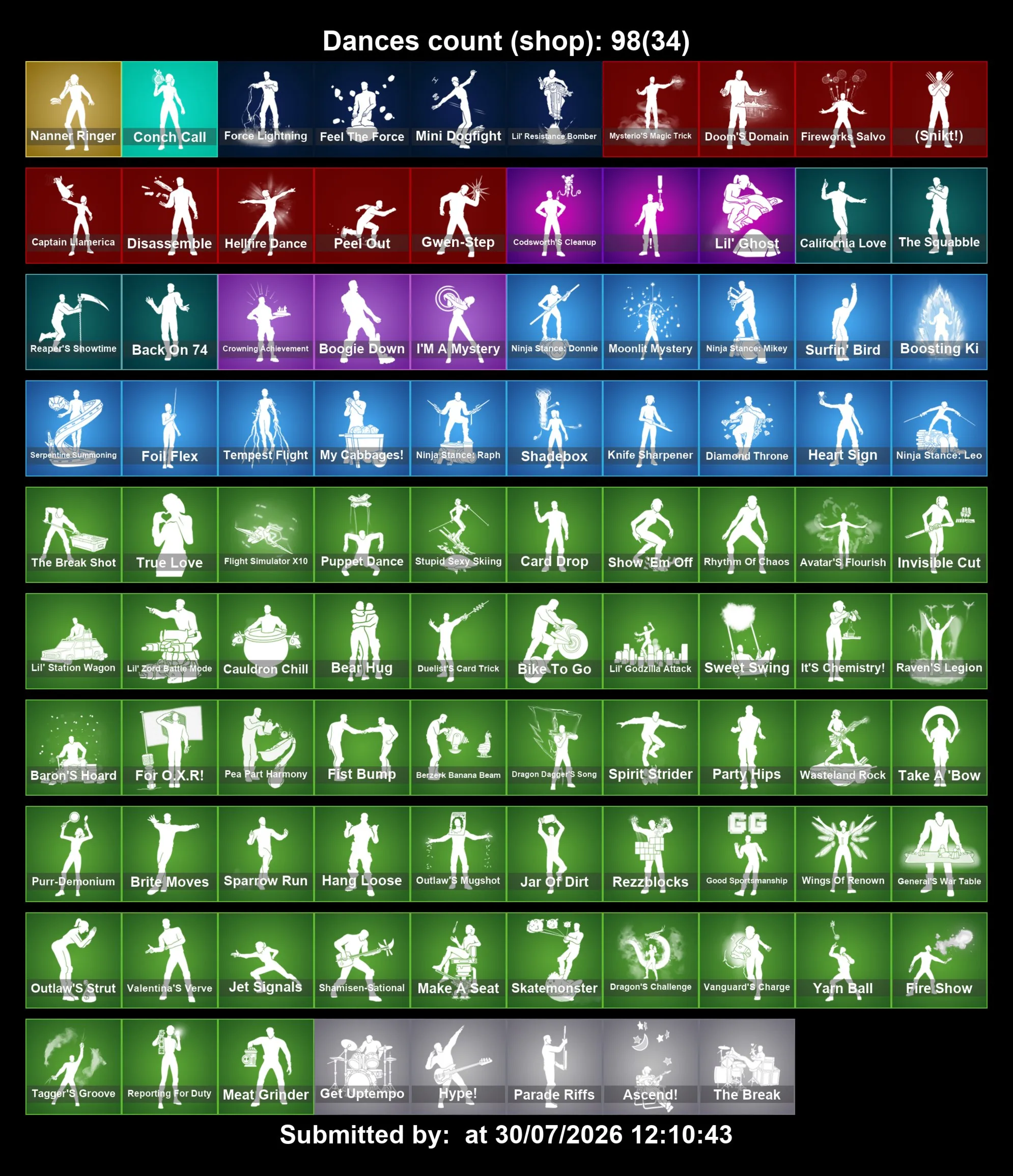 Мгновенный доступ • FN (все платформы) • 87 skins • Hades • Полный доступ