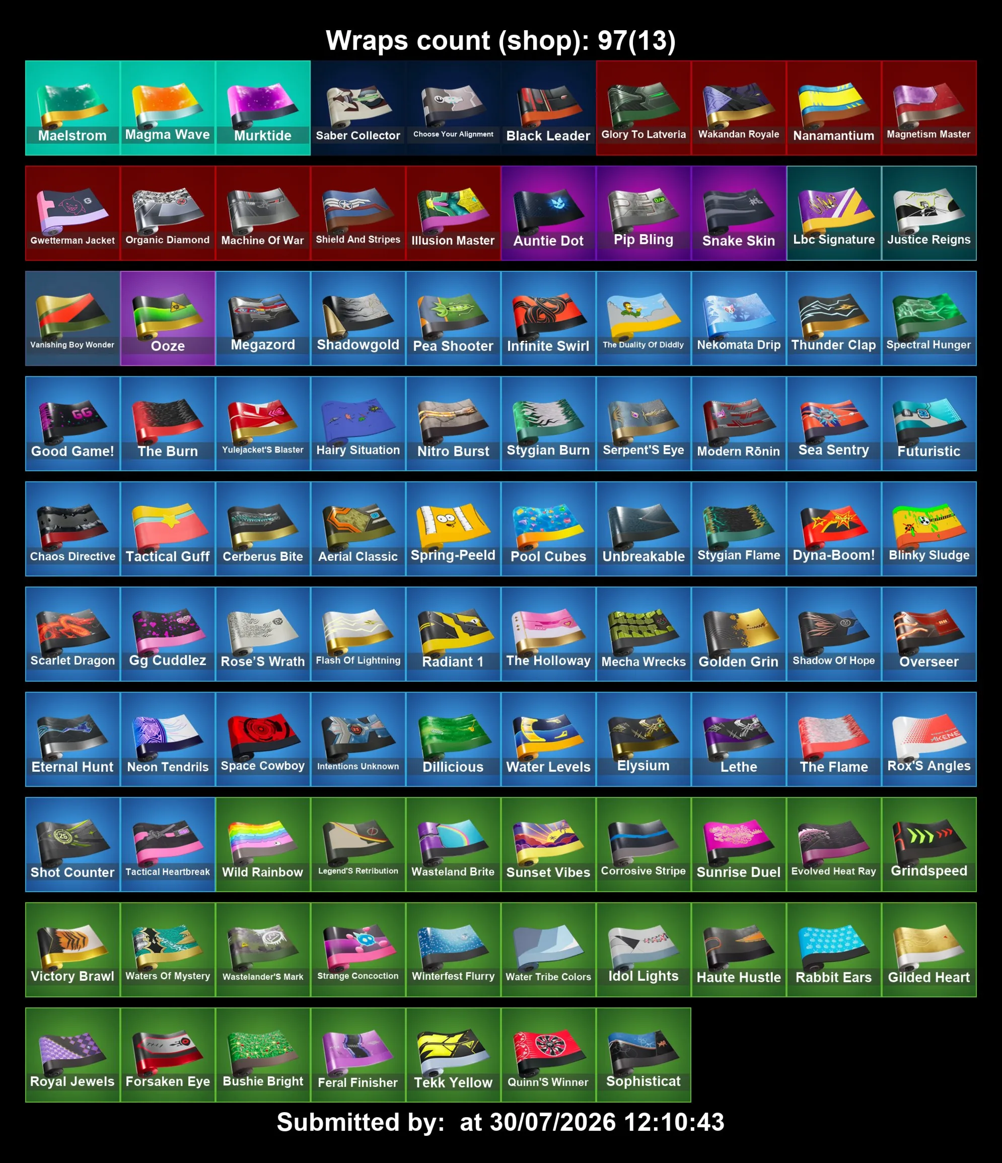 Мгновенный доступ • FN (все платформы) • 87 skins • Hades • Полный доступ