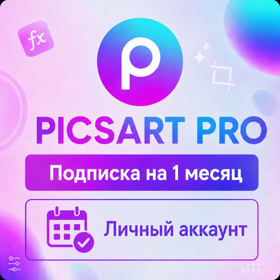 PicsART - Аккаунт с подпиской на 1 месяц - АВТОВЫДАЧА