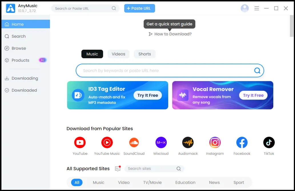 AnyMusic от AmoyShare Windows Аккаунт