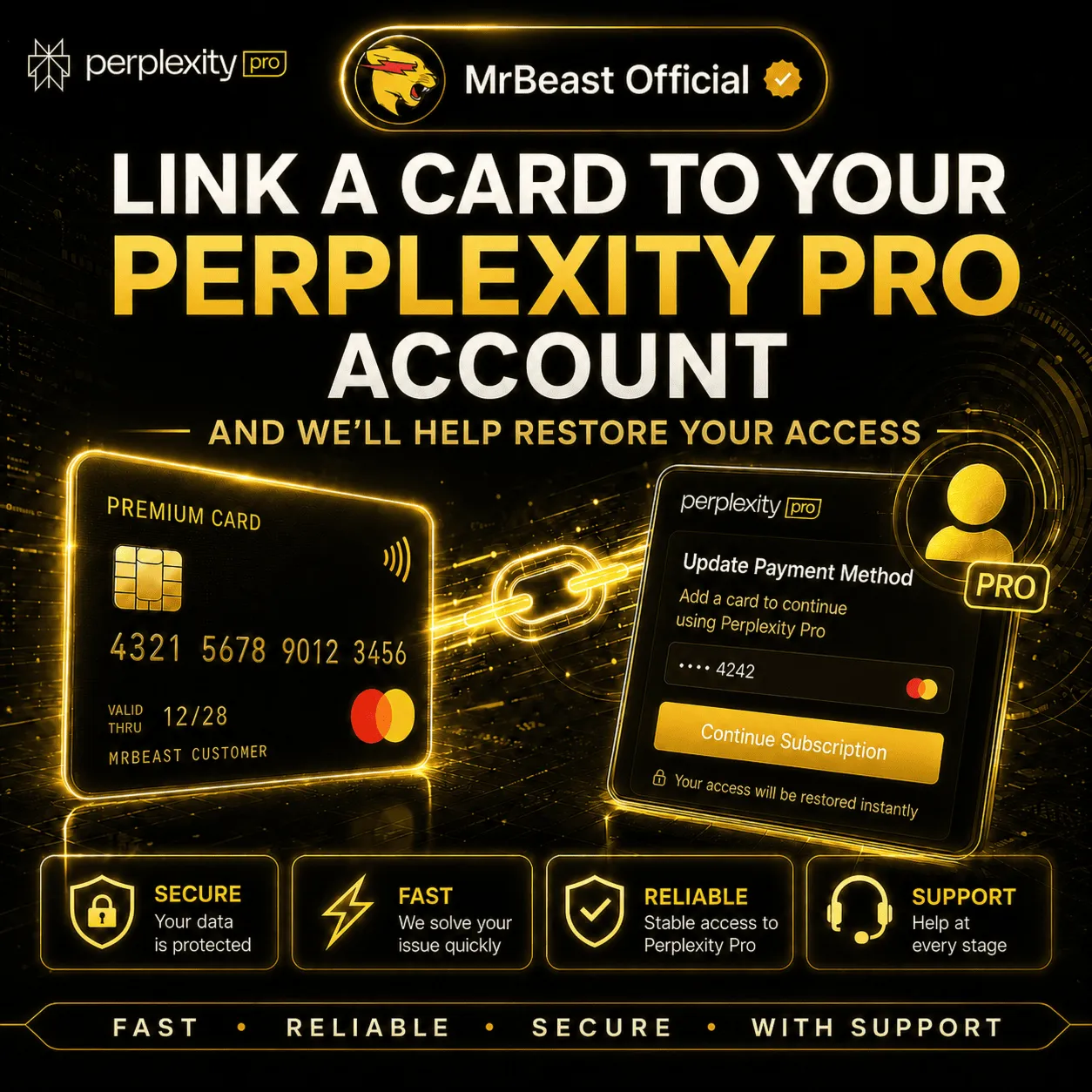 Настройка оплаты Perplexity Pro | Помощь с платежным методом | Поддержка активации