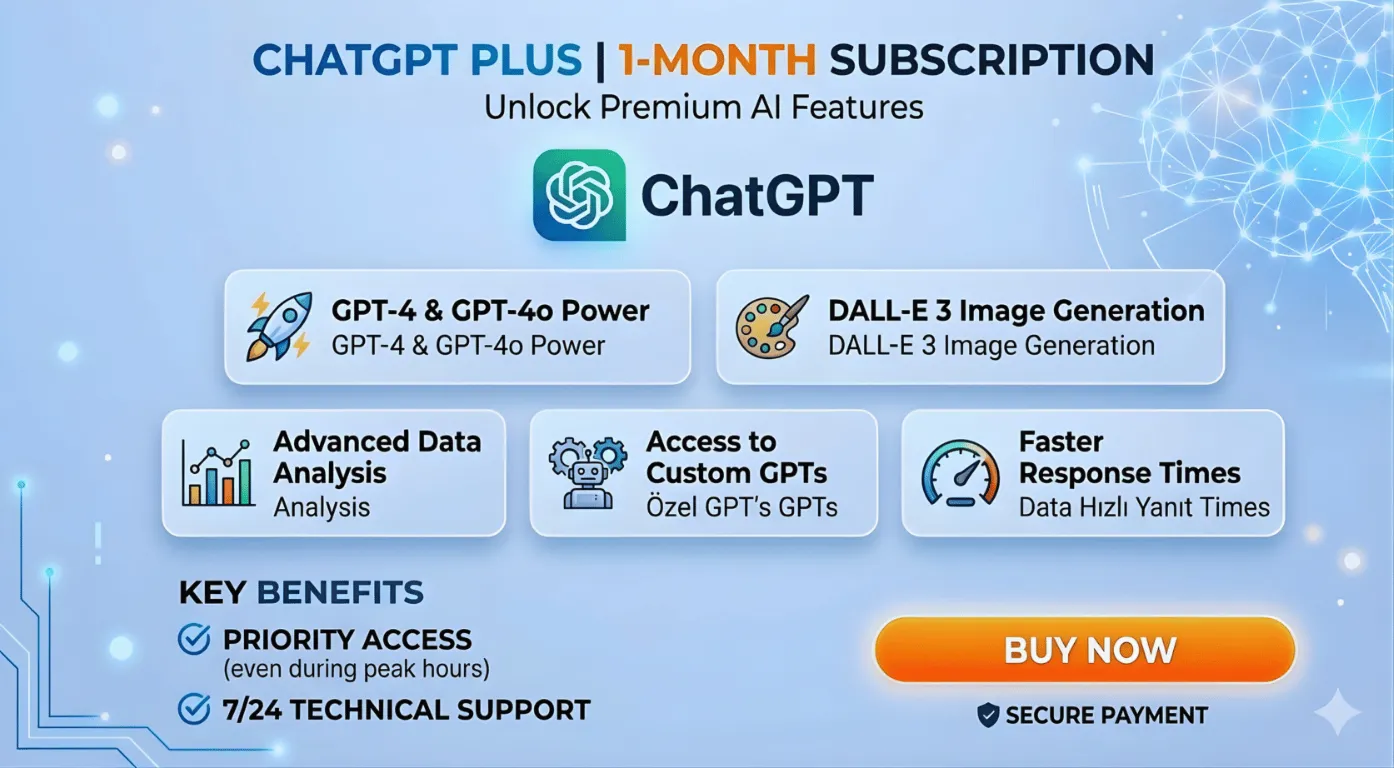 ChatGPT Plus | подписка на 1 месяц
