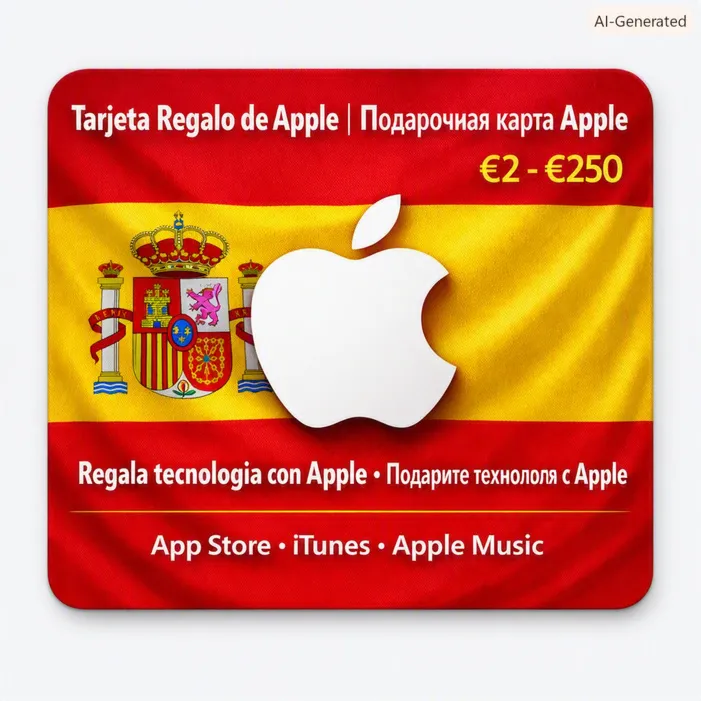 Apple Gift Card ES | €2–€250 – Apple / App Store / iTunes – Аккаунт Испания - irongamers.ru