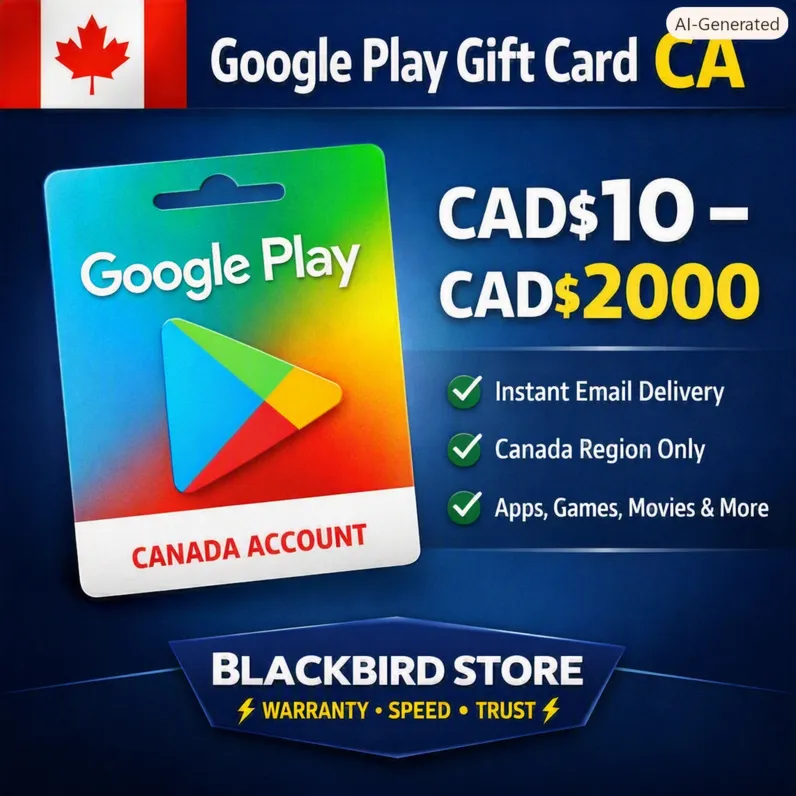 🇨 🇦 Google Play Gift Card CA | CAD$10–CAD$200 – Google Play Store – Аккаунт Канада