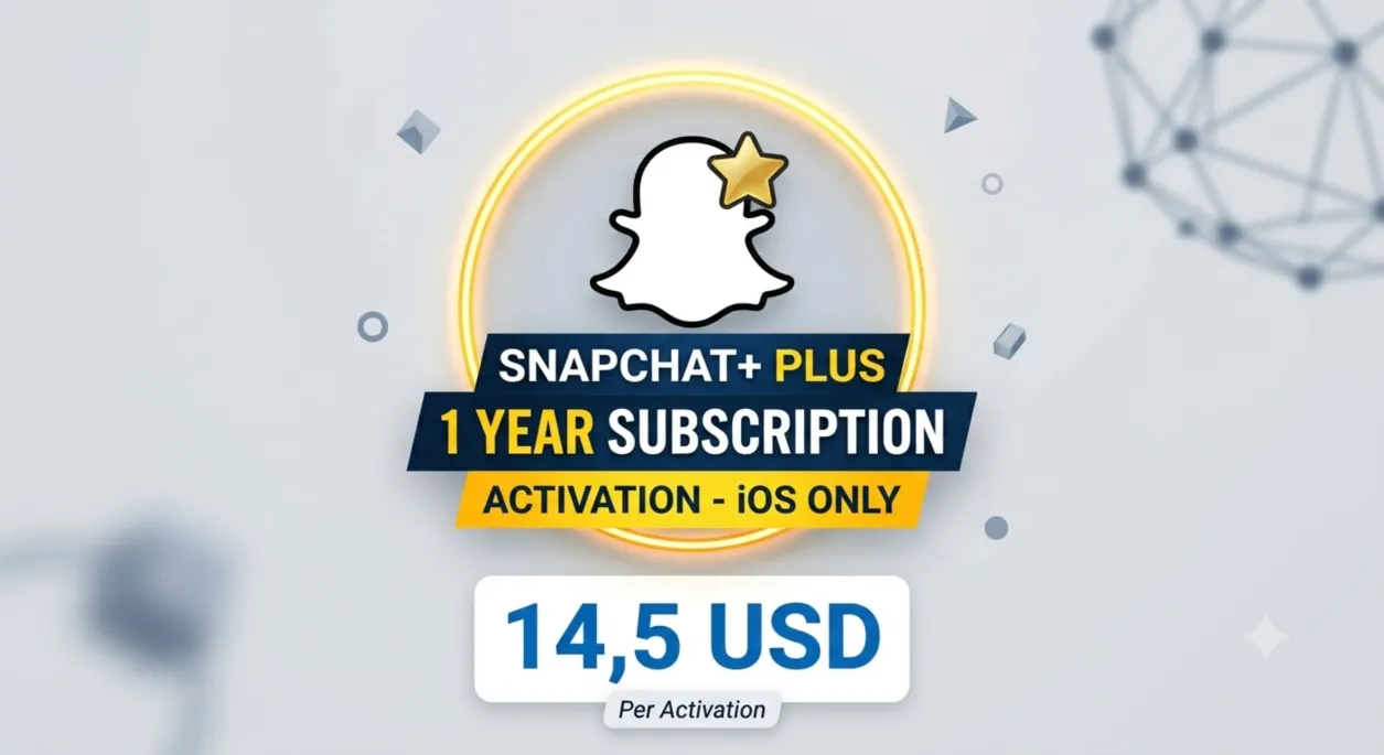 Snapchat+ Plus 1 Year Subscription Activation iOS iPhone