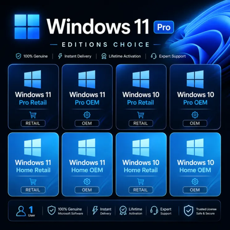 Windows 10/11 Pro и Home — лицензионный ключ | Мгновенная доставка | Пожизненная акти