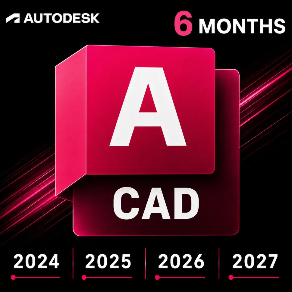 Autodesk AutoCAD 2024-2027 Активация на 6 Месяцев Edu