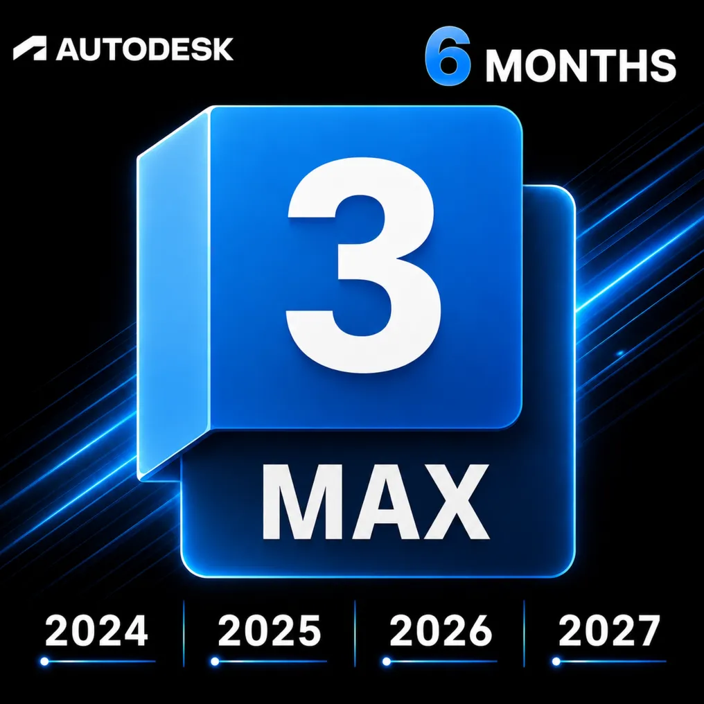 Autodesk 3Ds Max 2024-2027 Активация 6 месяцев Edu