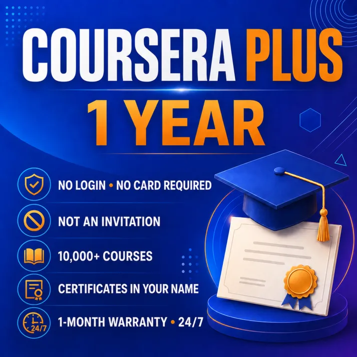 Coursera Plus на 1 год | Весь мир | Личный аккаунт | Не приглашение | Без карты - irongamers.ru