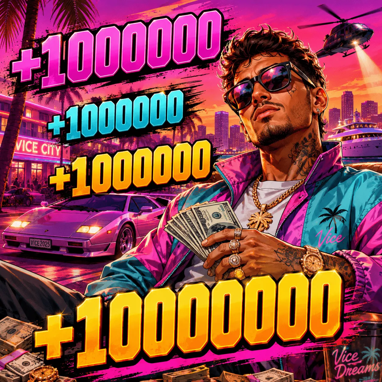 [БЕЗ БАНА] 💵 ДЕНЬГИ GTA$ | 🌟 УРОВЕНЬ 1–8000 | 🔓 РАЗБЛОКИРОВКИ | ENHANCED